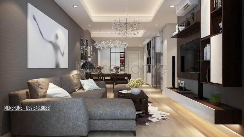 Sofa góc hiện đại là giải pháp thông minh đối với không gian nhà nhỏ như chung cư, nhà phố... Thiết kế chung cư